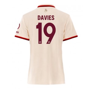 Billiga Bayern Munich Alphonso Davies #19 Tredjeställ Dam 2024-25 Kortärmad